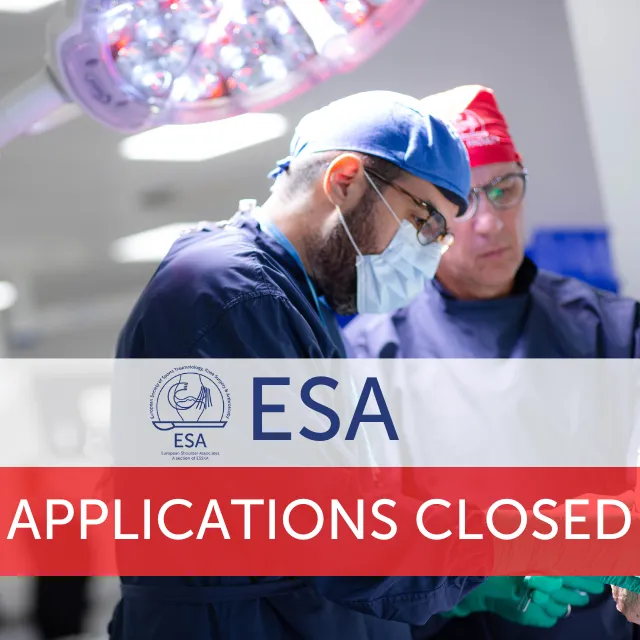 ESA Applications Closed