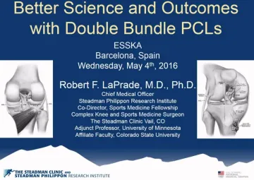 Better science and outcomes with double bundle PCLs