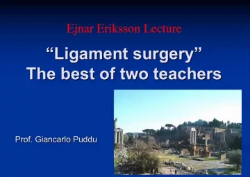 Ligament surgery: The best of two teachers