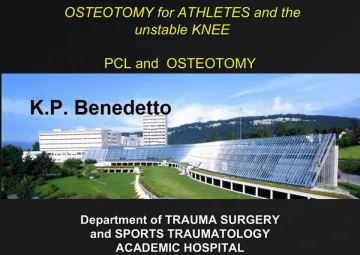 Osteotomy for athletes and the unstable knee