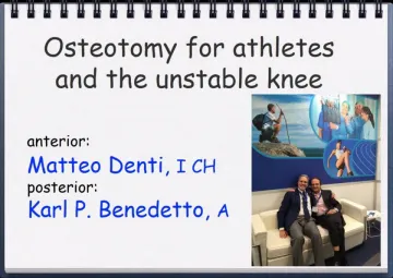 Osteotomy for athletes and the unstable knee