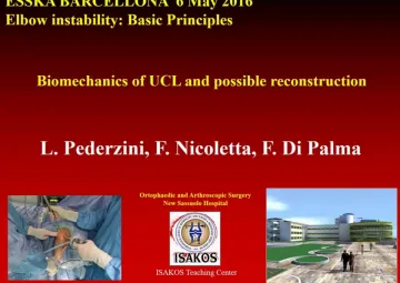 Biomechanics of UCL and possible reconstruction