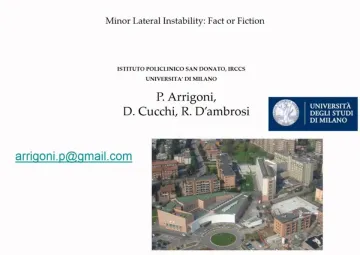 Minor lateral instability: Fact or fiction