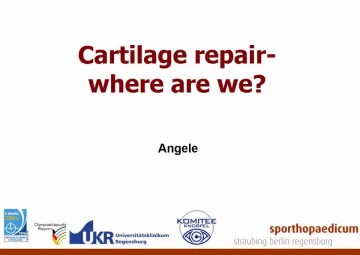 Cartilage repair - Where are we?