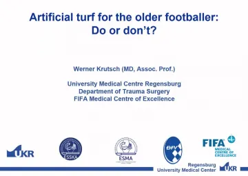 Artificial turf for the older footballer: Do or don’t?