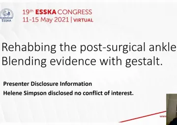 Rehabbing the post-surgical ankle: Blending evidence with gestalt