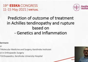 Prediction of outcome of treatment in Achilles tendinopathy and rupture based on genetics and inflammatory markers.