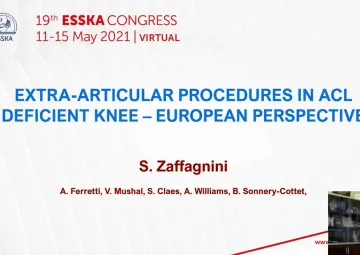 Extraarticular reconstruction in ACL deficient knee: The European perspective