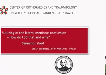 Suturing of lateral meniscus root lesion - How do I do that and why?