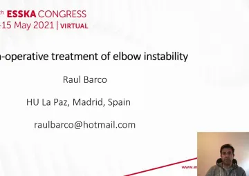 elbow instability-Non-operative treatment