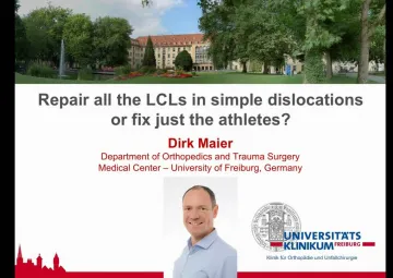 Repair all the LCLs in simple dislocations or fix just the athletes