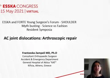 AC joint dislocations: Arthroscopic repair