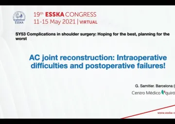 AC joint reconstruction: Intraoperative difficulties and postoperative failures!