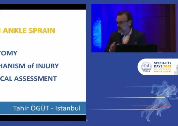 High ankle sprain anatomy, mechanism of injury and clinical assessment